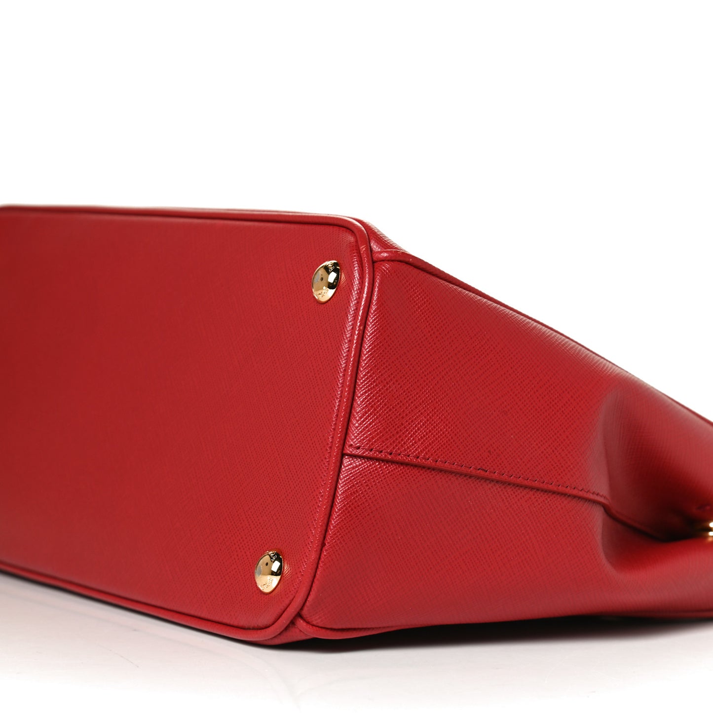 Saffiano Small Galleria Double Zip Tote Fuoco