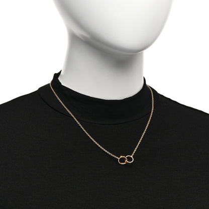 Cartier 18K Yellow Gold Interlocking LOVE Necklace 2 of 5