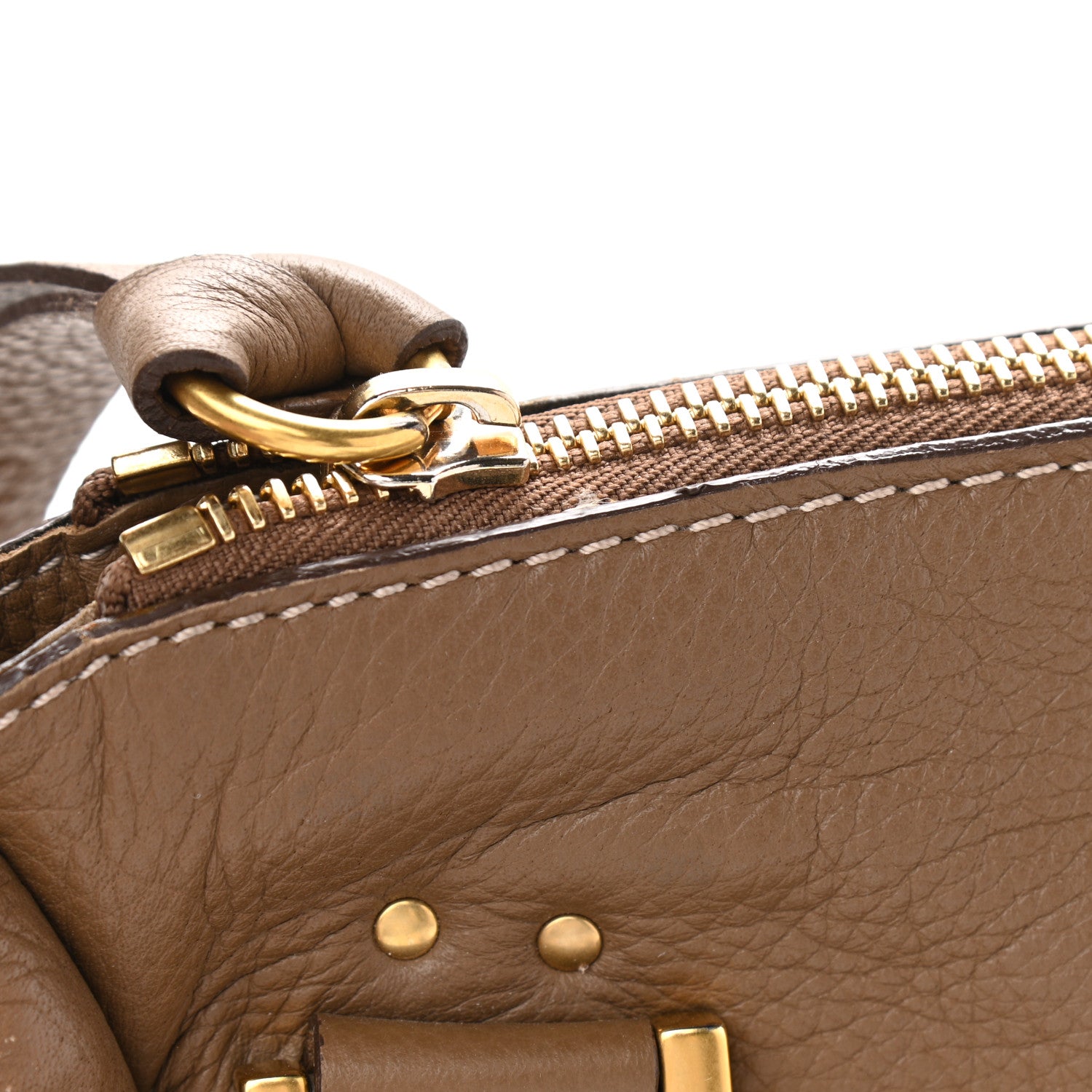 Chloe Calfskin Medium Marcie Satchel Nut 10 of 11