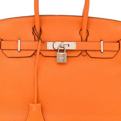 Hermes Togo Birkin 30 Orange 8 of 16