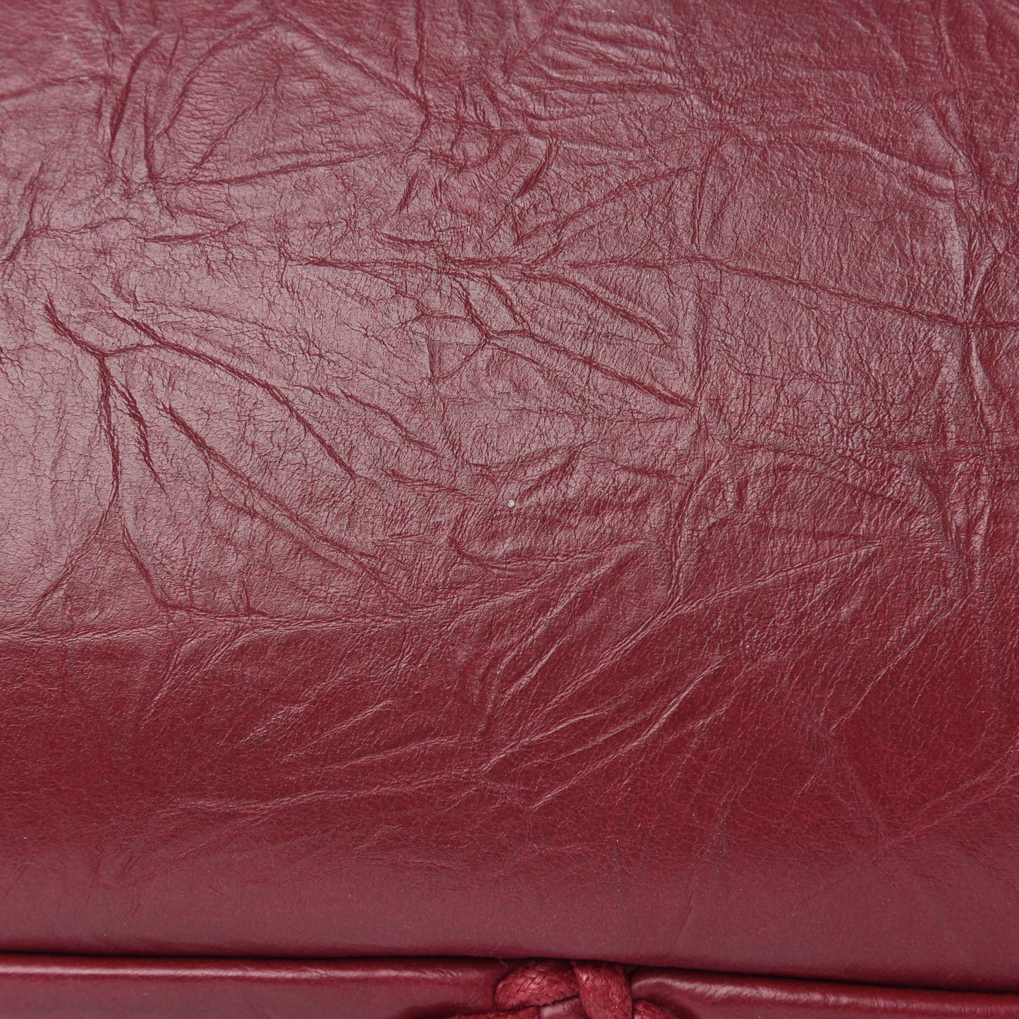 Calfskin Ultra Stitch Bowler Red