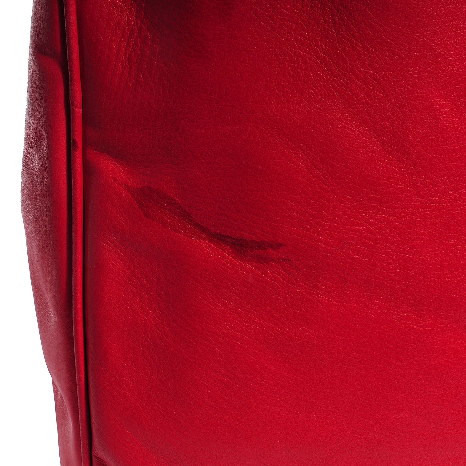 Chanel Lambskin Shoulder Bag Red 5 of 9