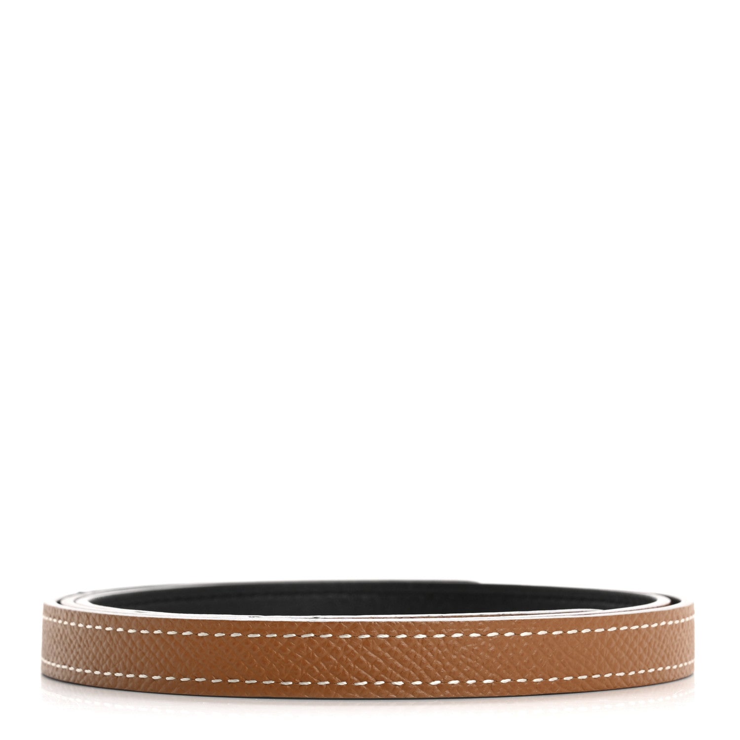 Hermes Epsom Swift 13mm Belt Strap 80 32 Gold Black 2 of 6