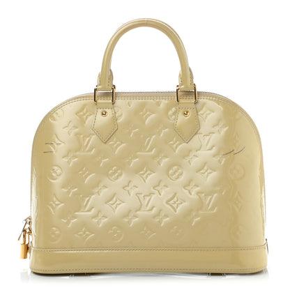 Louis Vuitton Vernis Alma PM Blanc Corail 1 of 10