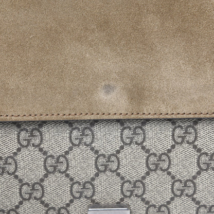 Gucci GG Supreme Monogram Medium Dionysus Shoulder Bag Taupe 9 of 14