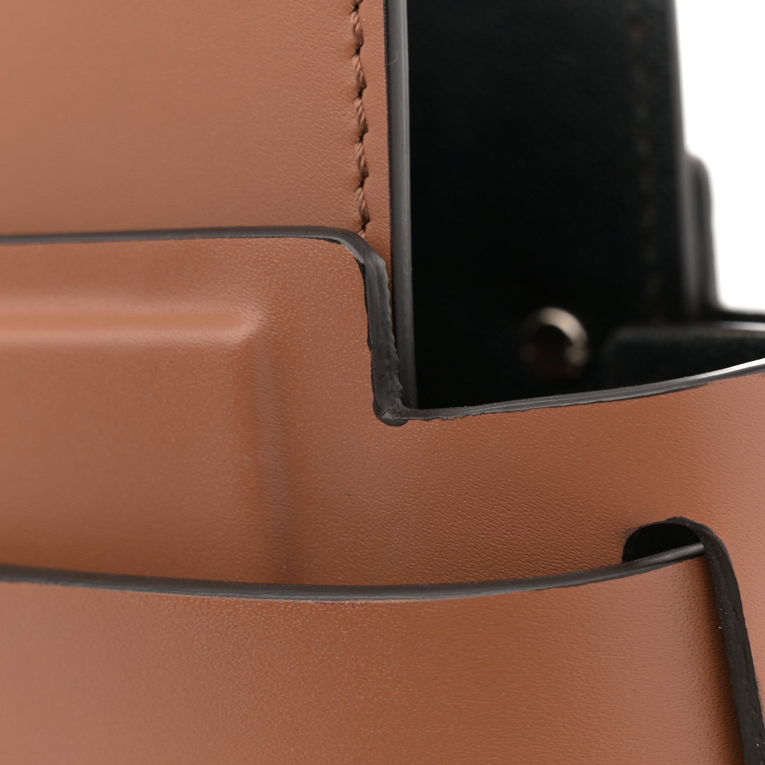 Givenchy Smooth Calfskin Medium Horizon Satchel Caramel 10 of 12