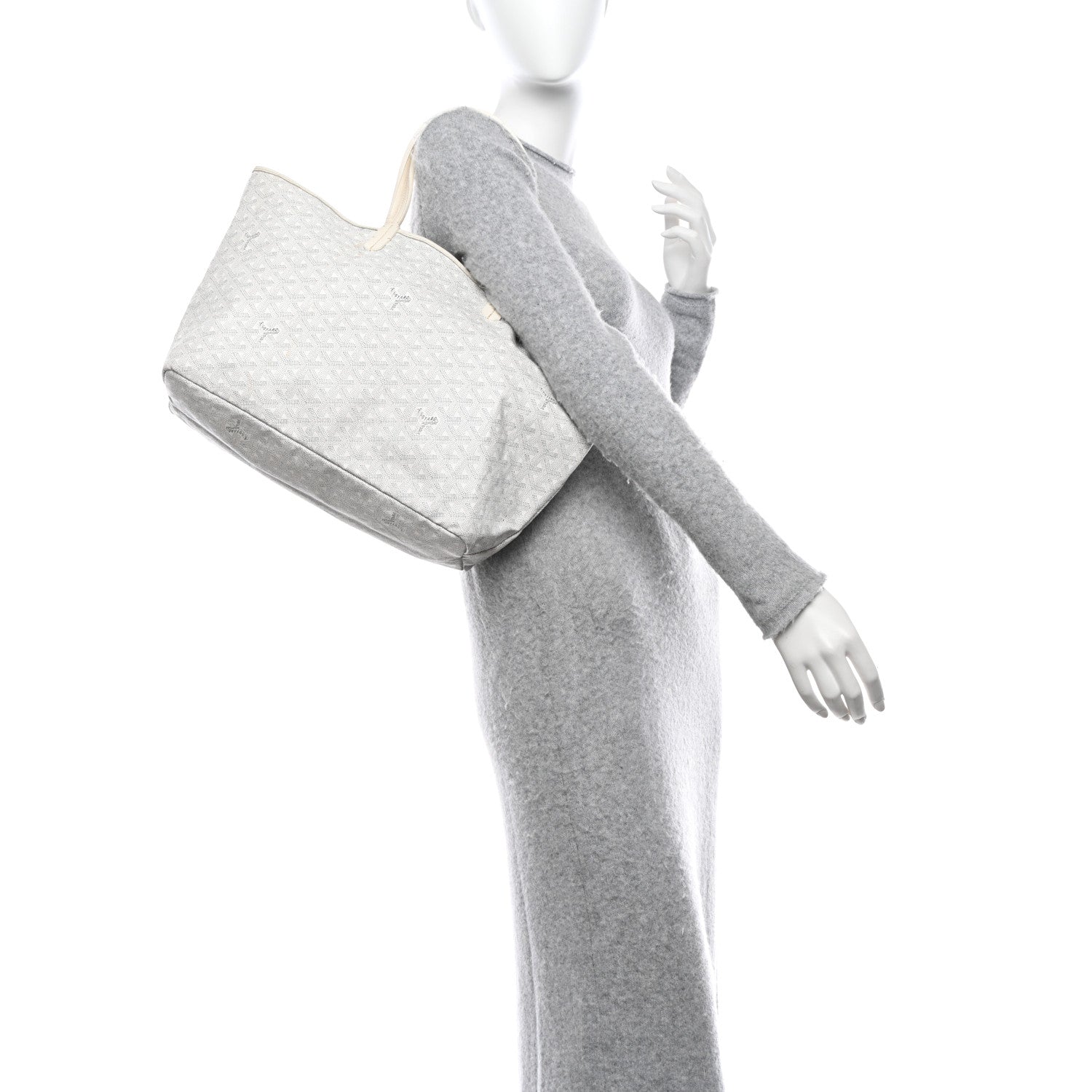 Goyard Goyardine Saint Louis PM White 2 of 13