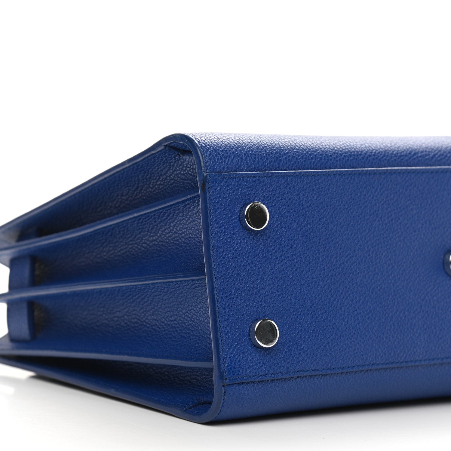 Saint Laurent Grained Calfskin Baby Sac De Jour Flash Blue 9 of 14