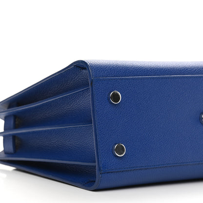 Saint Laurent Grained Calfskin Baby Sac De Jour Flash Blue 9 of 14