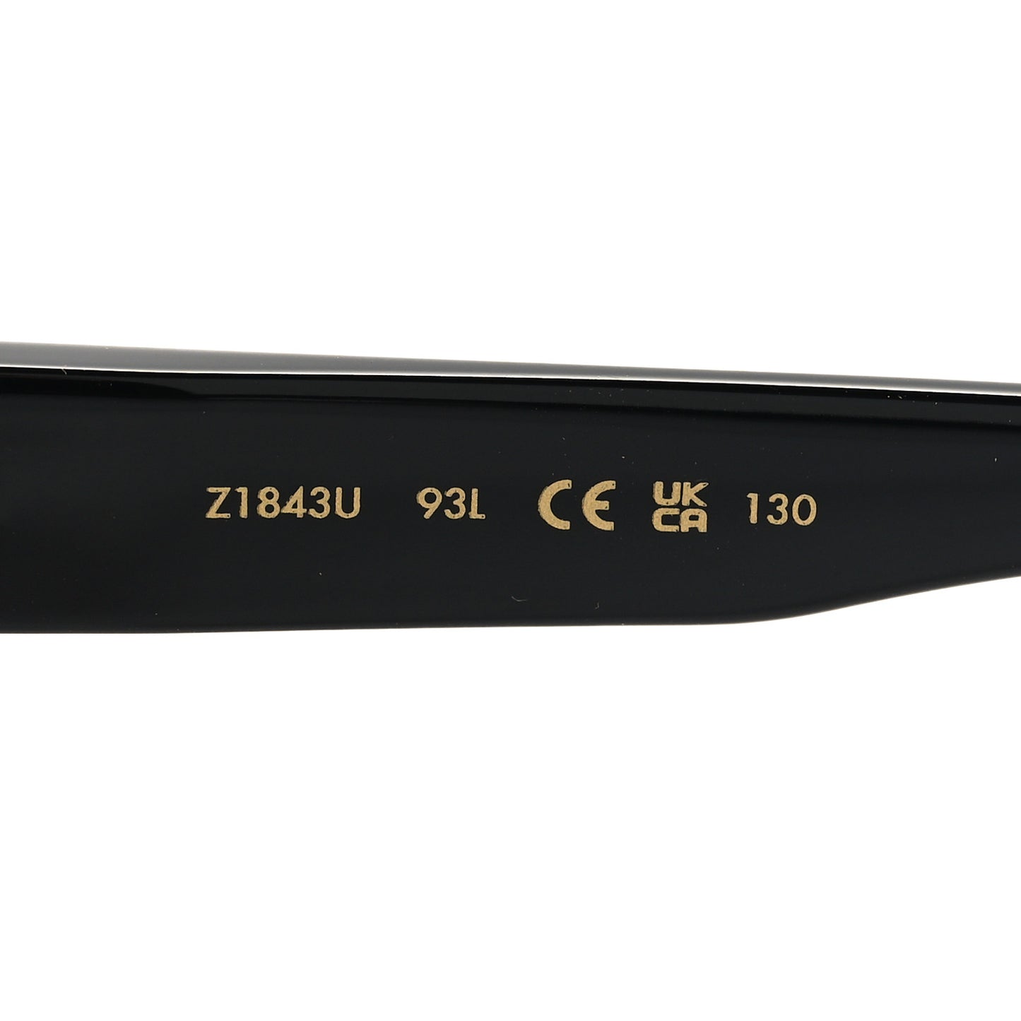 Nylon LV Shadow Square Sunglasses Z1843U Black