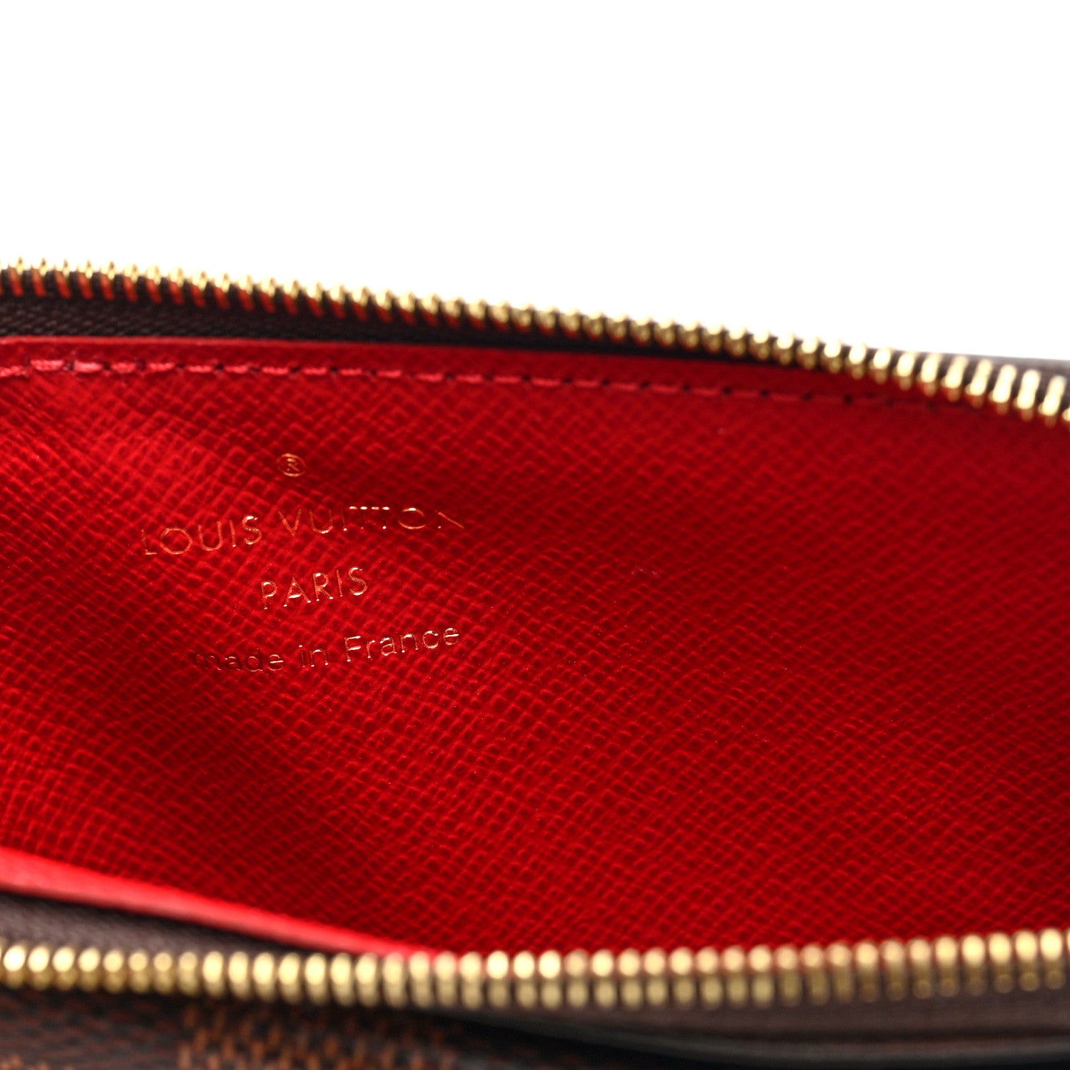Louis Vuitton Damier Ebene Recto Verso Card Holder Red 6 of 7