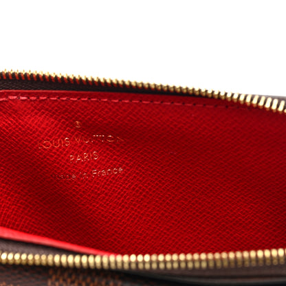 Louis Vuitton Damier Ebene Recto Verso Card Holder Red 6 of 7