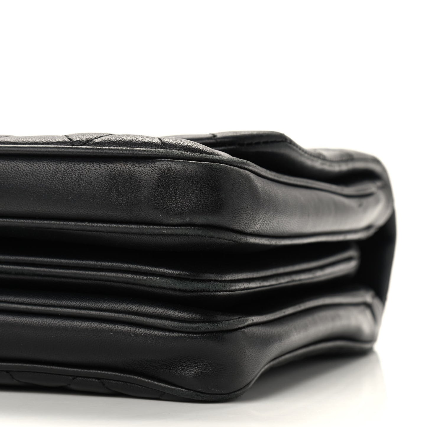 Lambskin Quilted Medium Citizen Chic Flap Black