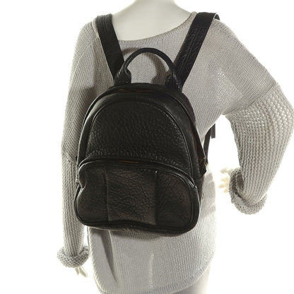 Alexander Wang Pebbled Lambskin Dumbo Backpack Black Antique Brass Hardware 2 of 8