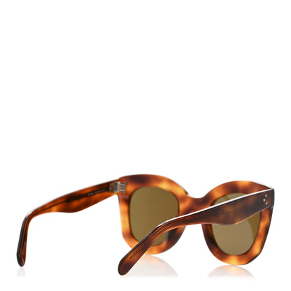 Celine Acetate Butterfly Sunglasses CL4005IN Dark Havana 4 of 8