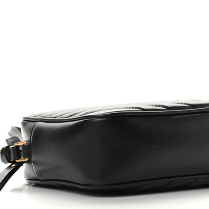Saint Laurent Calfskin Matelasse Monogram Lou Camera Bag Black 8 of 9