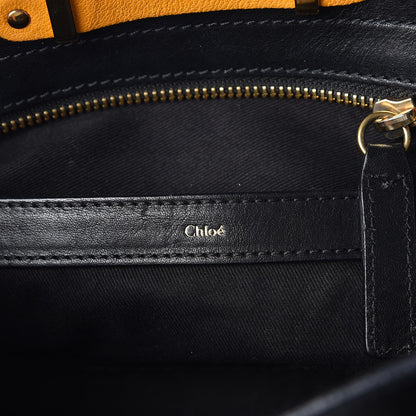 Chloe Calfskin Mini Alice Satchel Black Orange 6 of 11
