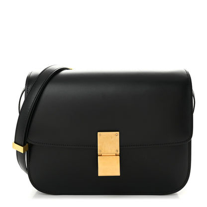 Celine Box Calfskin Medium Classic Box Flap Black 1 of 11