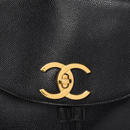Chanel Caviar CC Backpack Black 11 of 11