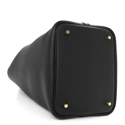 Hermes Taurillon Clemence Picotin Lock 22 MM Black 4 of 9