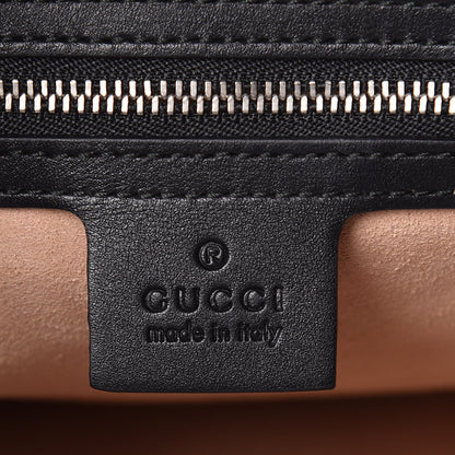 Gucci Calfskin Web Dog Embroidered Large Dionysus Hobo Black 7 of 12