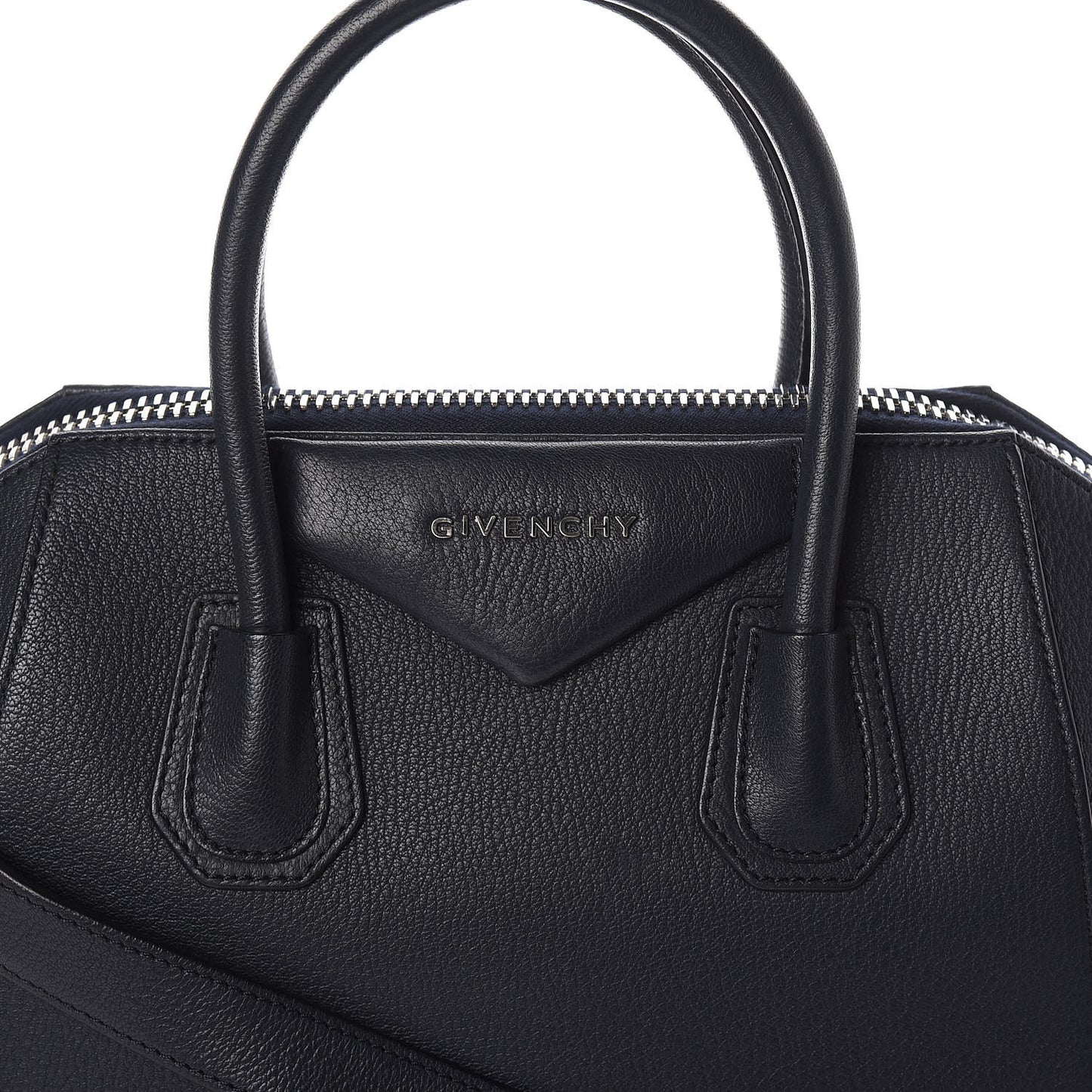 Sugar Goatskin Small Antigona Navy