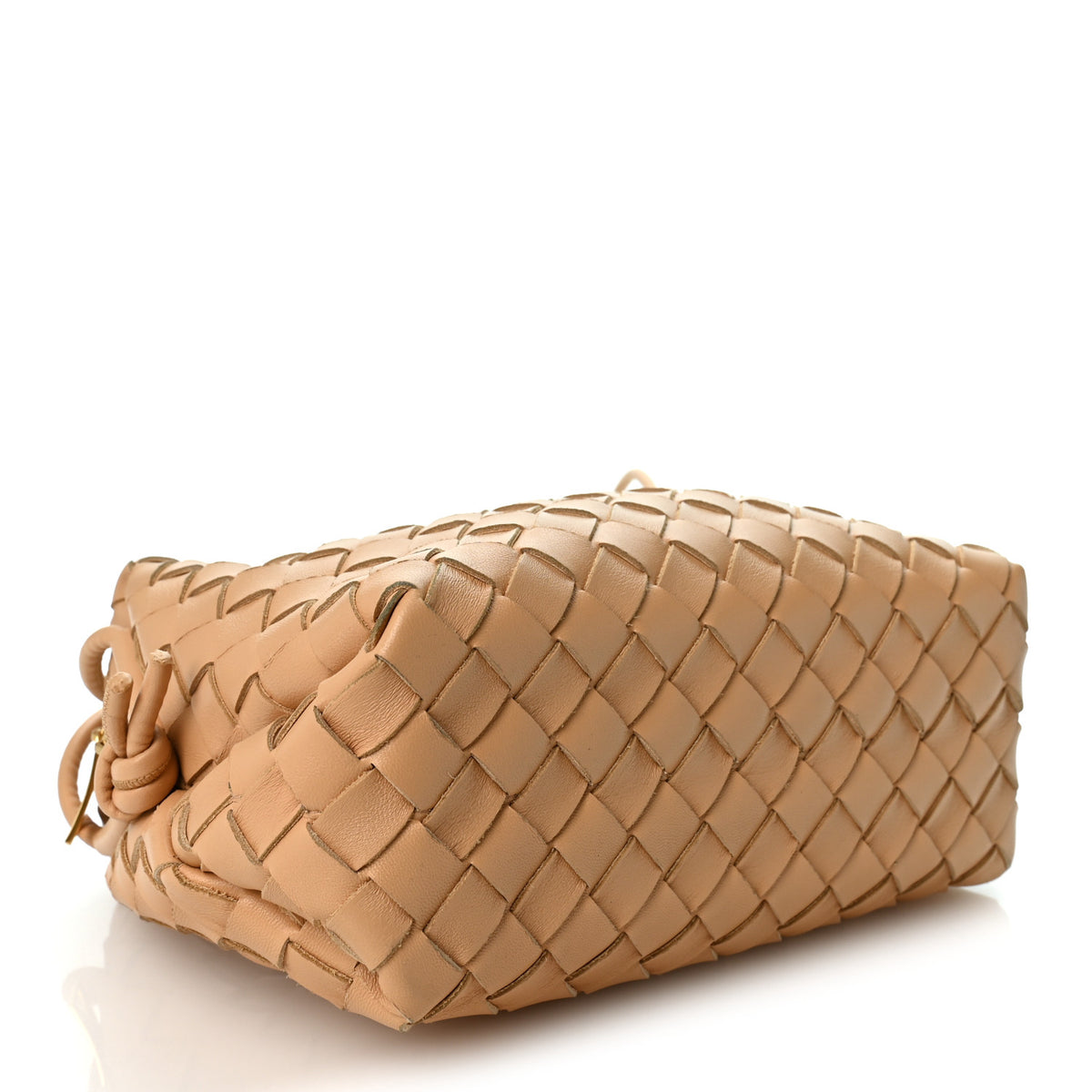 Bottega Veneta Nappa Intrecciato Small Loop Camera Bag Almond 4 of 9