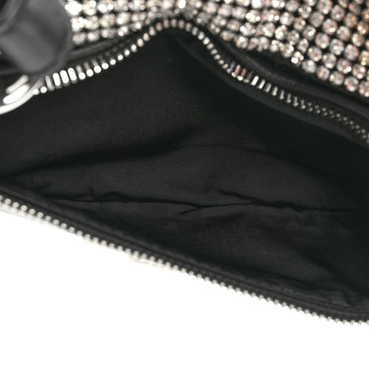Alexander Wang Rhinestone Mesh Mini Attica Belt Bag Black 7 of 11