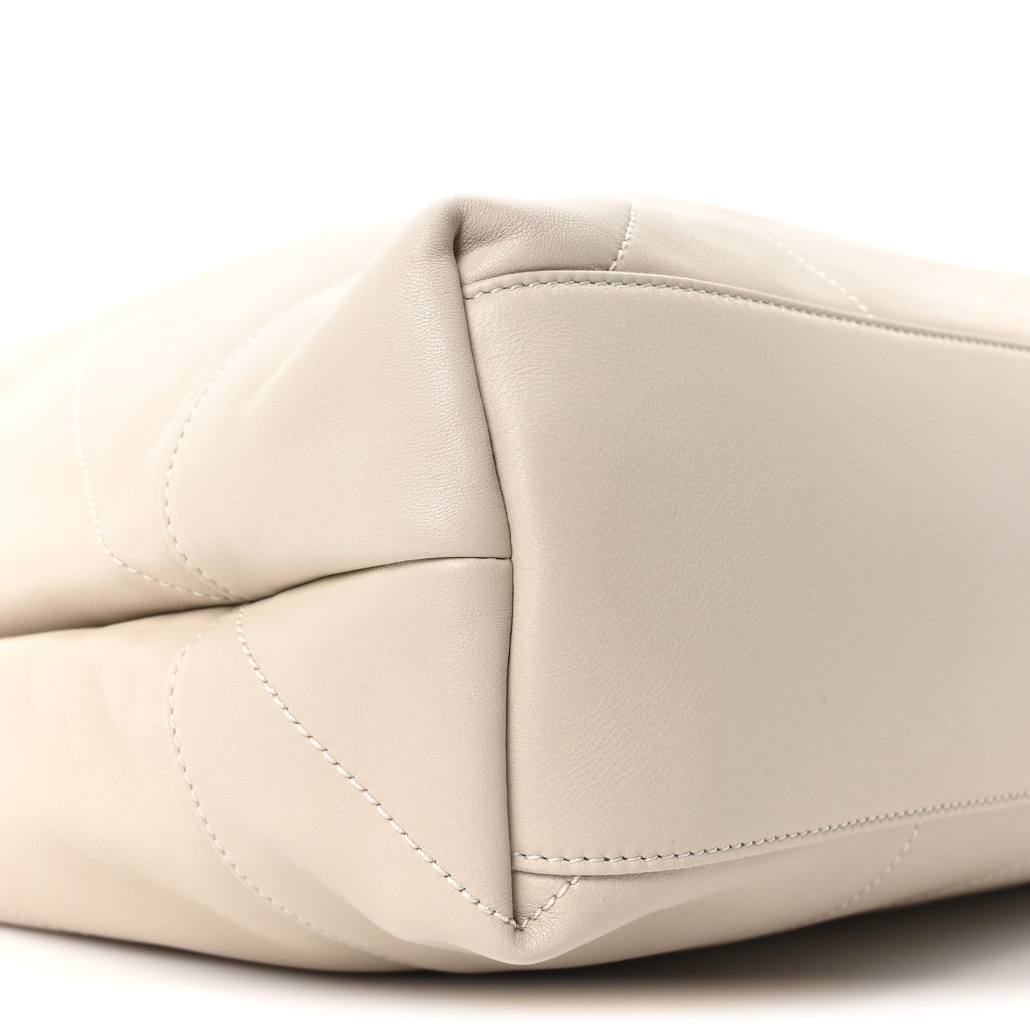 Lambskin Matelasse Large Jamie Pochon Crema Soft
