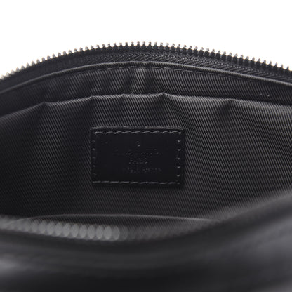 Louis Vuitton Calfskin Monogram Shadow Duo Messenger Black 6 of 11