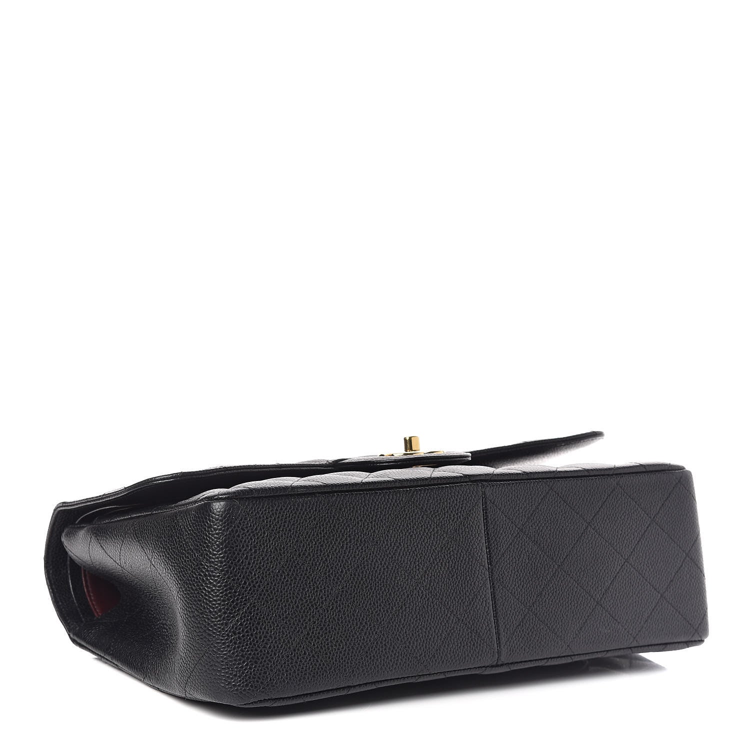 Chanel Caviar Quilted Jumbo Double Flap Black 4 of 10