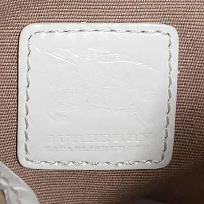 Burberry Supernova Check Medium Barton Hobo White 6 of 8