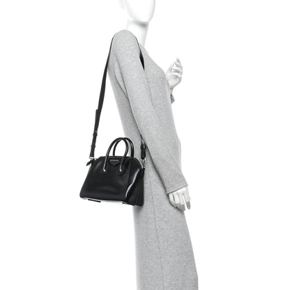 Givenchy Shiny Lord Calfskin Mini Antigona Black 2 of 10