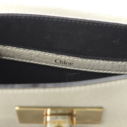 Chloe Grained Calfskin Small Sally Flap Bag Baobab Green 8 of 9