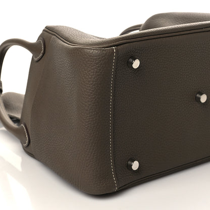 Hermes Taurillon Clemence Lindy 30 Etoupe 9 of 9