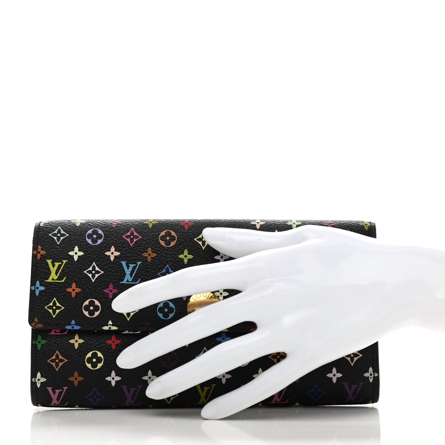 Monogram Multicolor Sarah Wallet Black Grenade