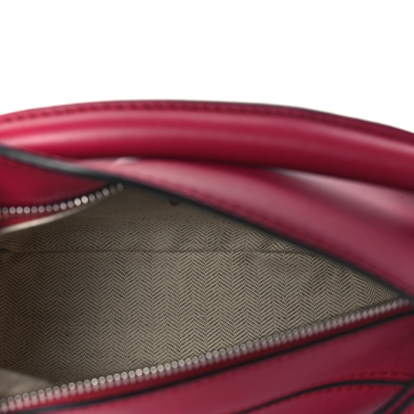 Calfskin Mini Puzzle Bag Raspberry