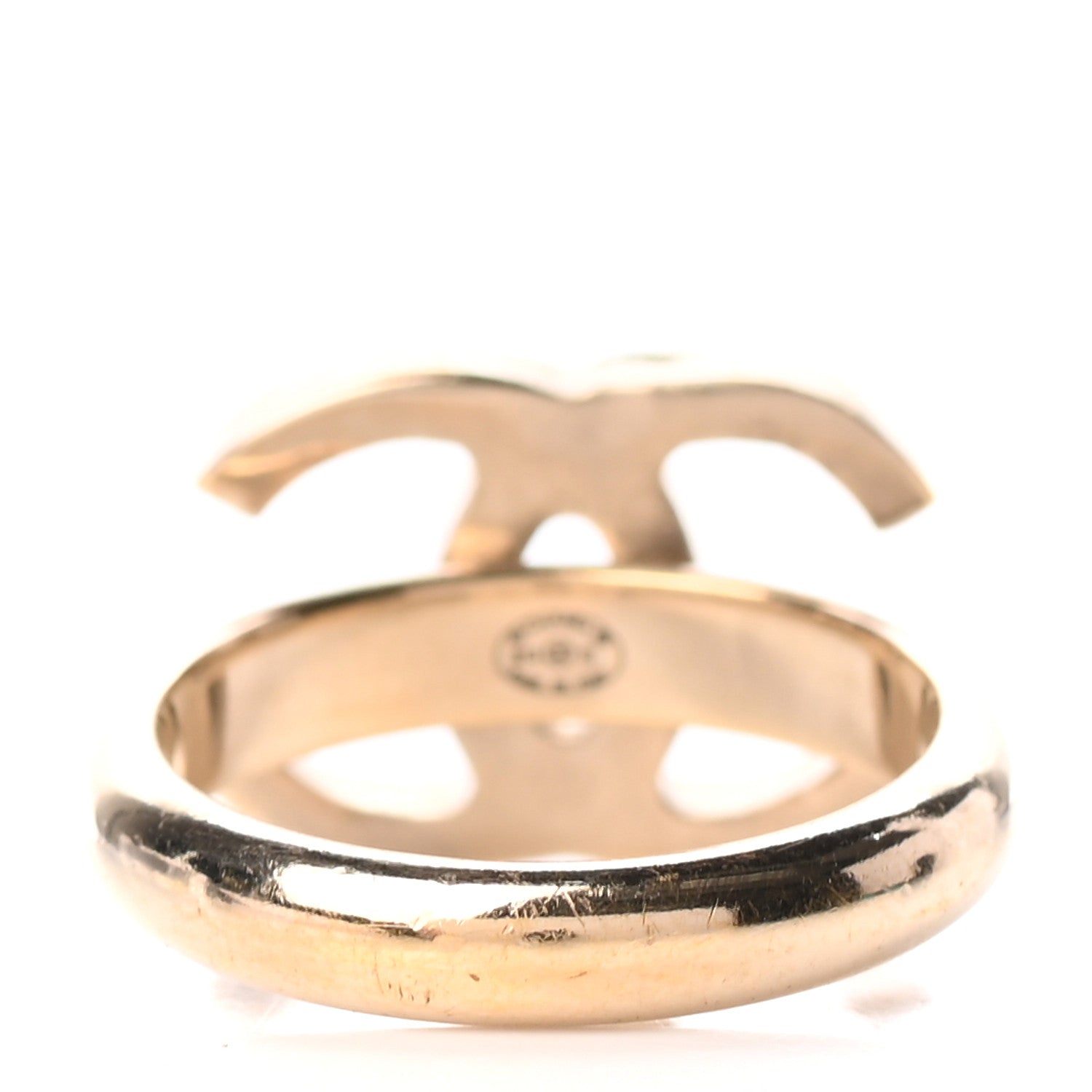 Chanel CC Ring 7 Gold 3 of 4