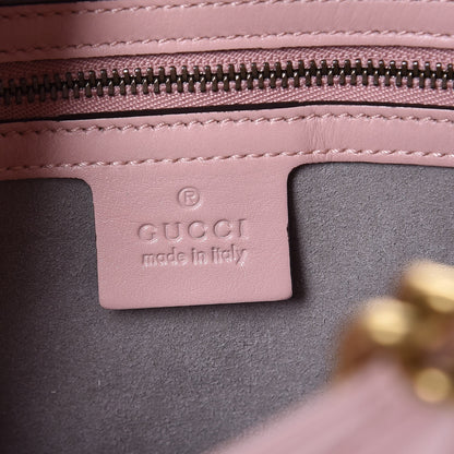 Gucci Calfskin Matelasse Medium GG Marmont Shoulder Tote Bag Perfect Pink 6 of 9