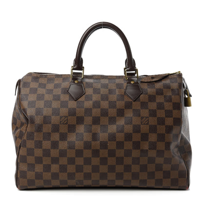 Louis Vuitton Damier Ebene Speedy 35 1 of 13