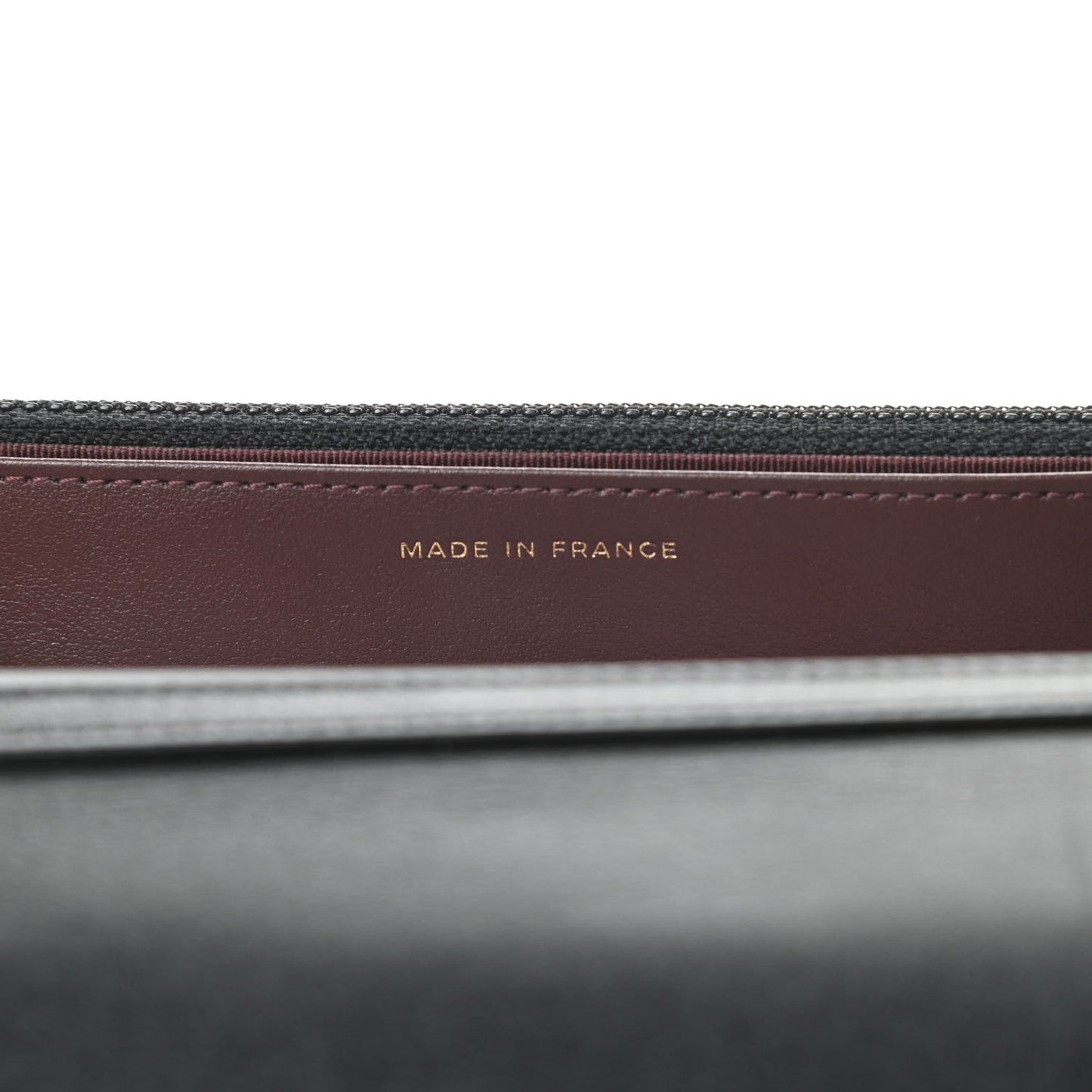 Aged Calfskin Quilted Reissue Wallet On Chain WOC Black
