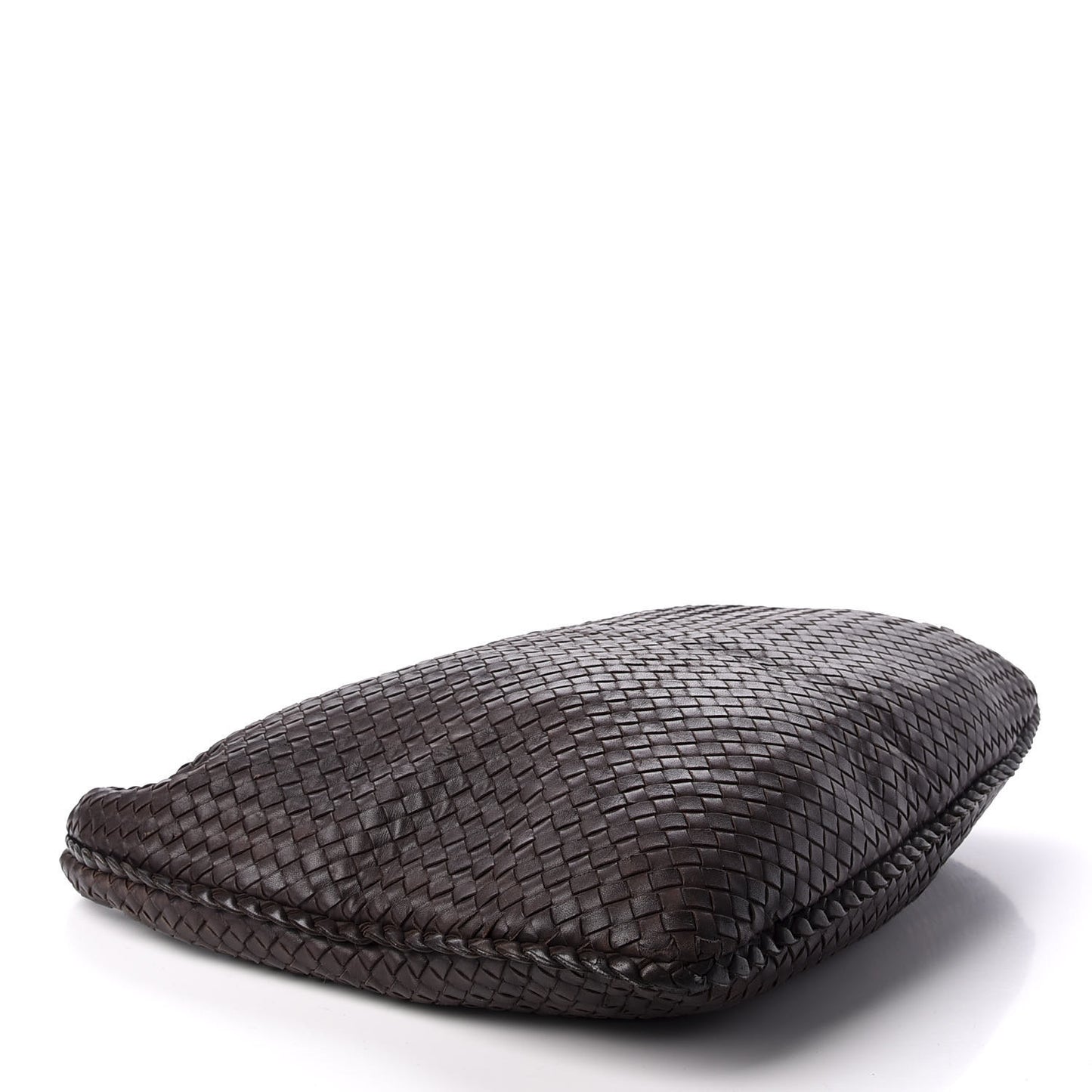 Nappa Intrecciato Large Veneta Hobo Ebano