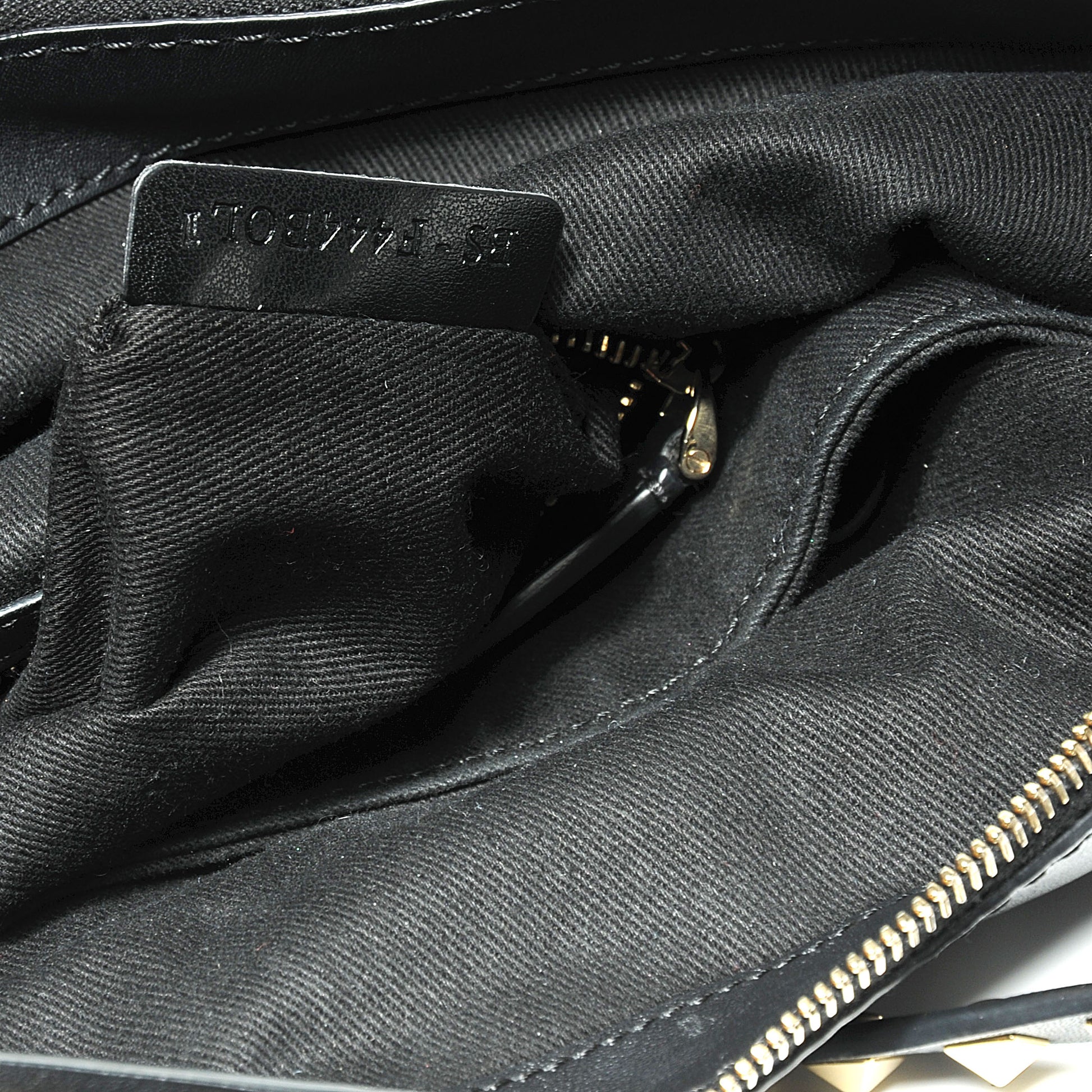 Valentino Garavani Vitello Small Rockstud Hobo Black 8 of 8