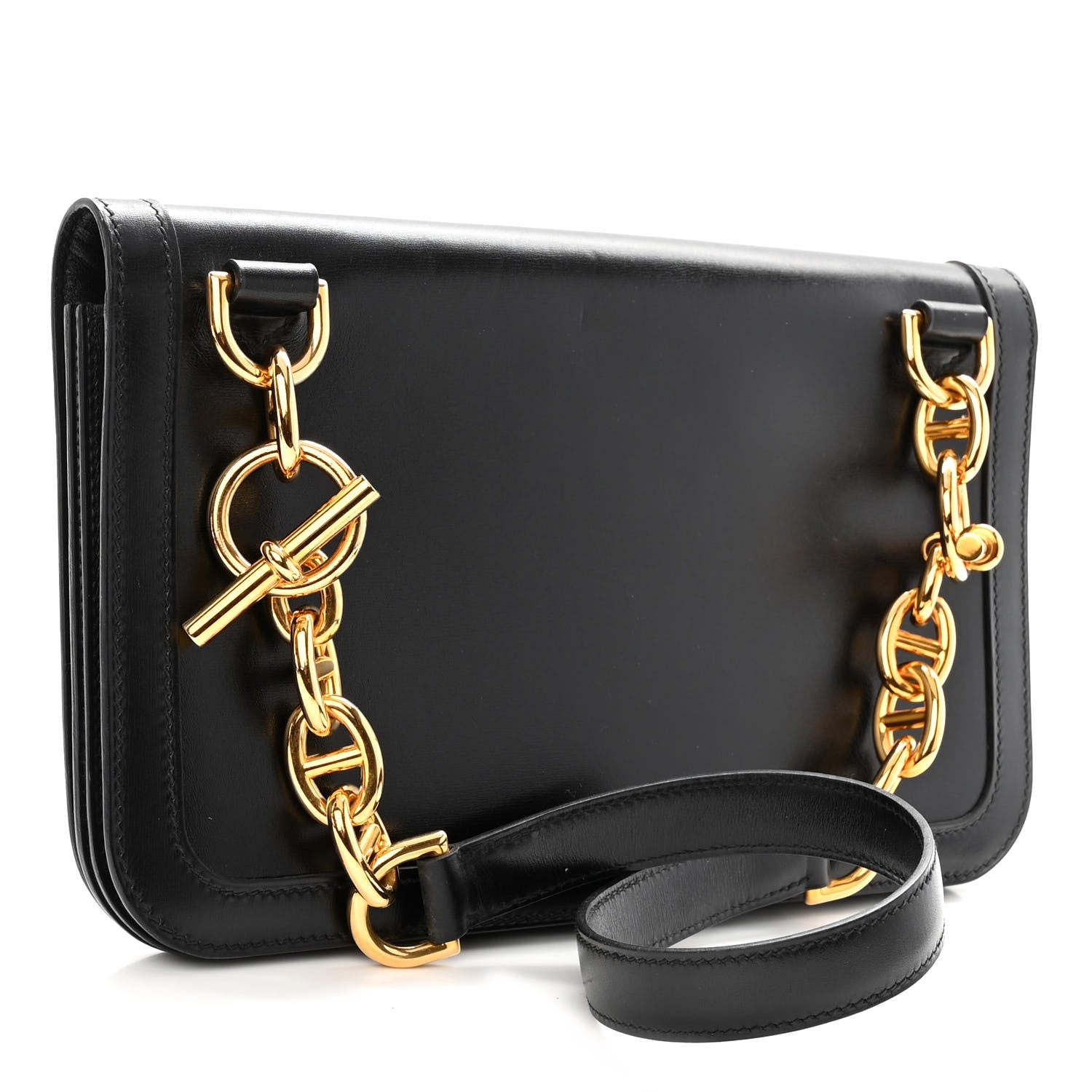 Hermes Box Shoulder Bag Black 3 of 9