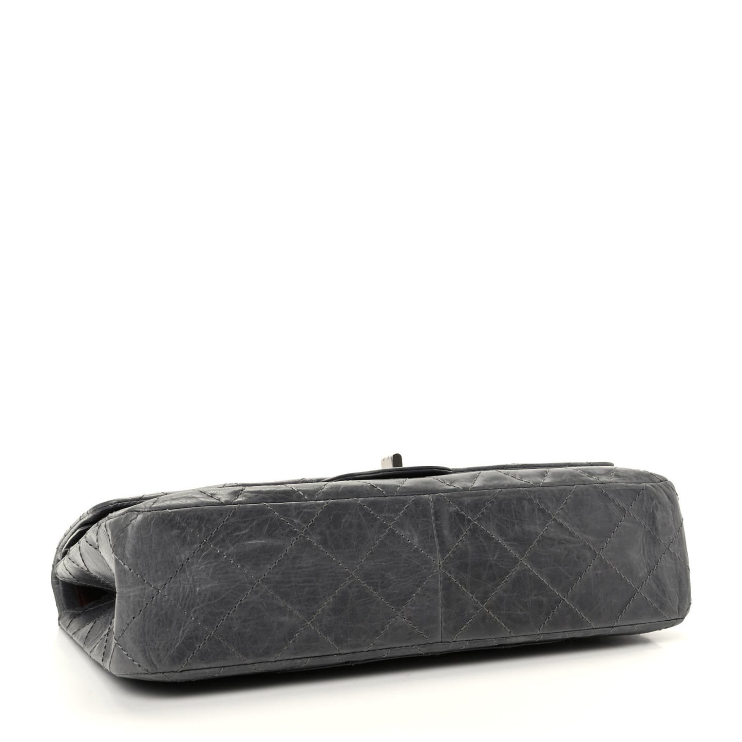 Aged Calfskin Quilted 50th Anniversary 2.55 Reissue 227 Flap Grey