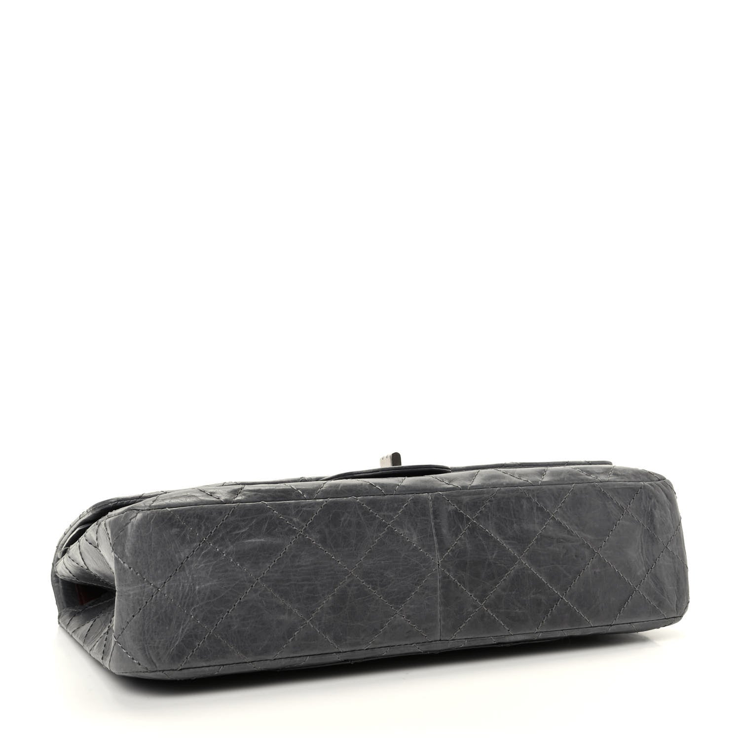 Chanel Aged Calfskin Quilted 50th Anniversary 2.55 Reissue 227 Flap Grey 4 of 11