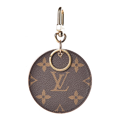 Louis Vuitton Monogram LV Mirror Bag Charm Key Holder Rose Ballerine 1 of 7