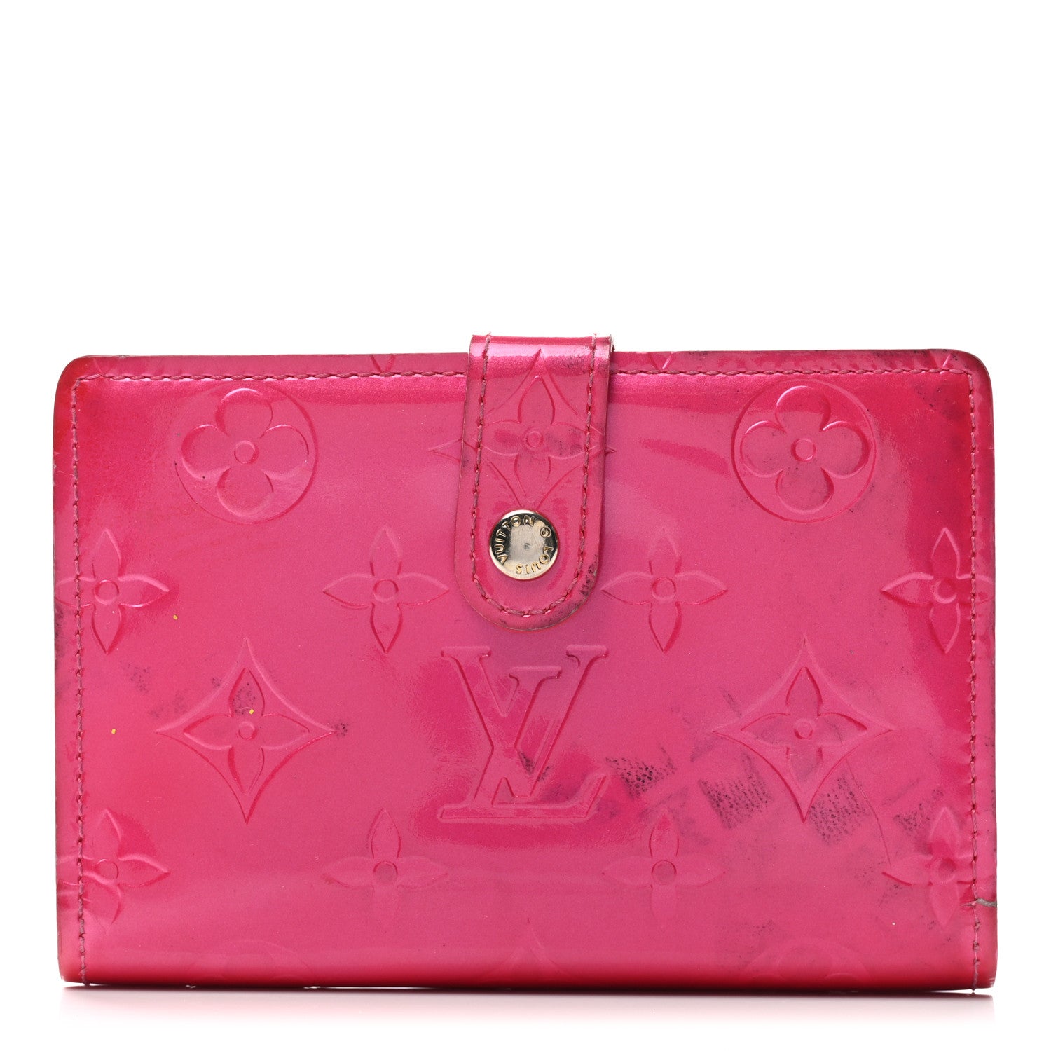 Louis Vuitton Vernis French Purse Wallet Fuchsia 1 of 8