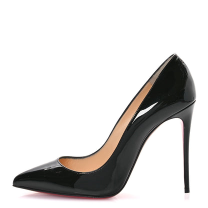 Christian Louboutin Patent Pigalle Follies 100 Pumps 37 Black 1 of 10