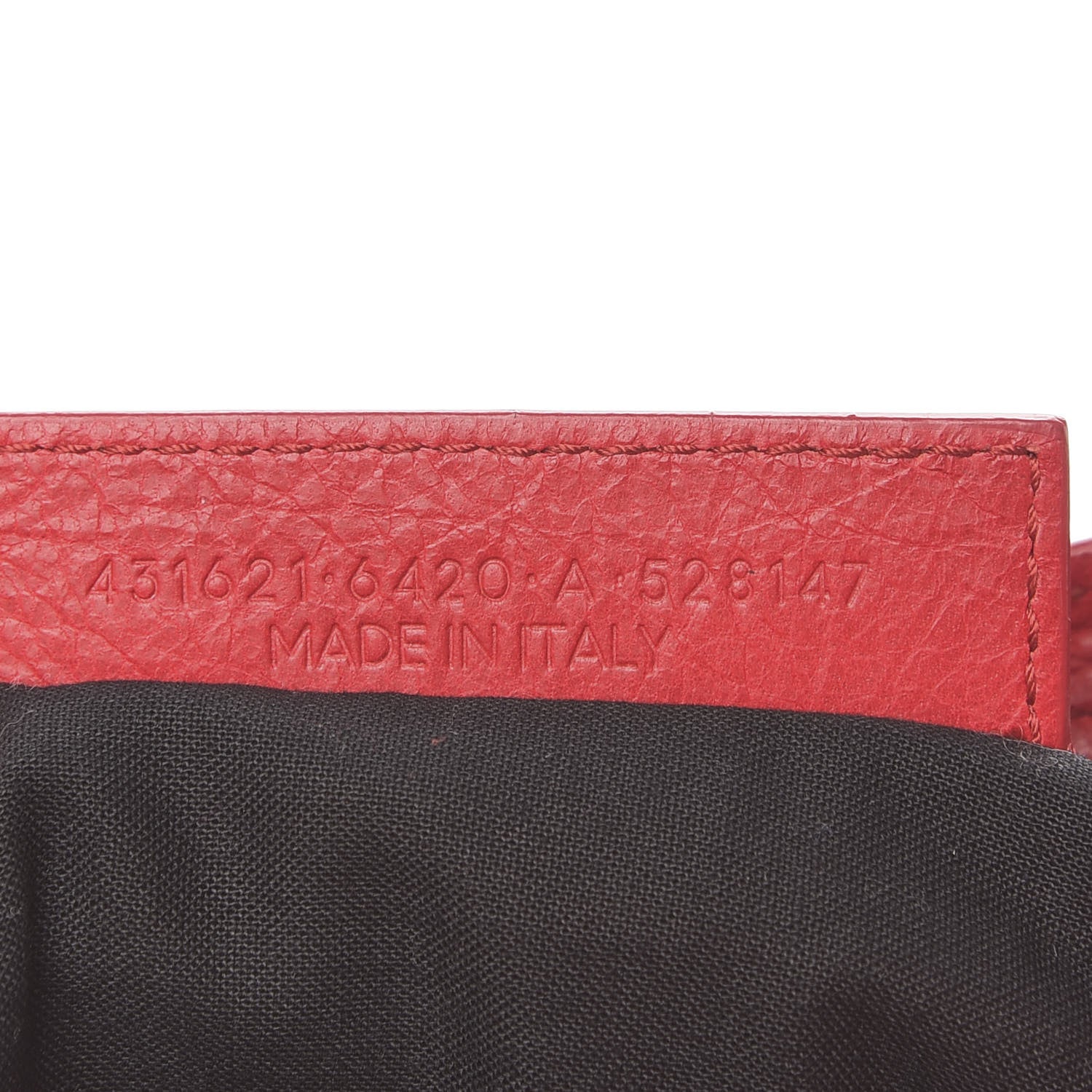 Balenciaga Agneau Classic Hardware S City Rouge Cardinal 9 of 9